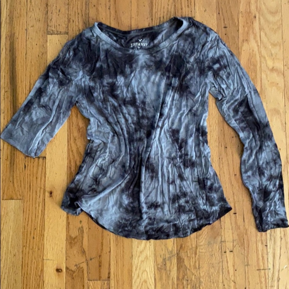 American Eagle Long Sleeve Tie Dye